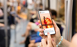 Instagram en un móvil